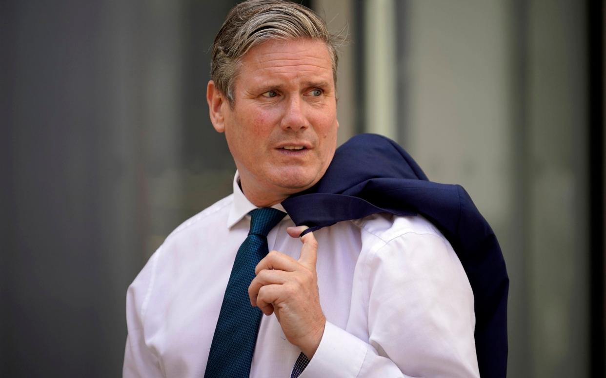 Starmer said the UK is facing a "double whammy" - Getty Images Europe