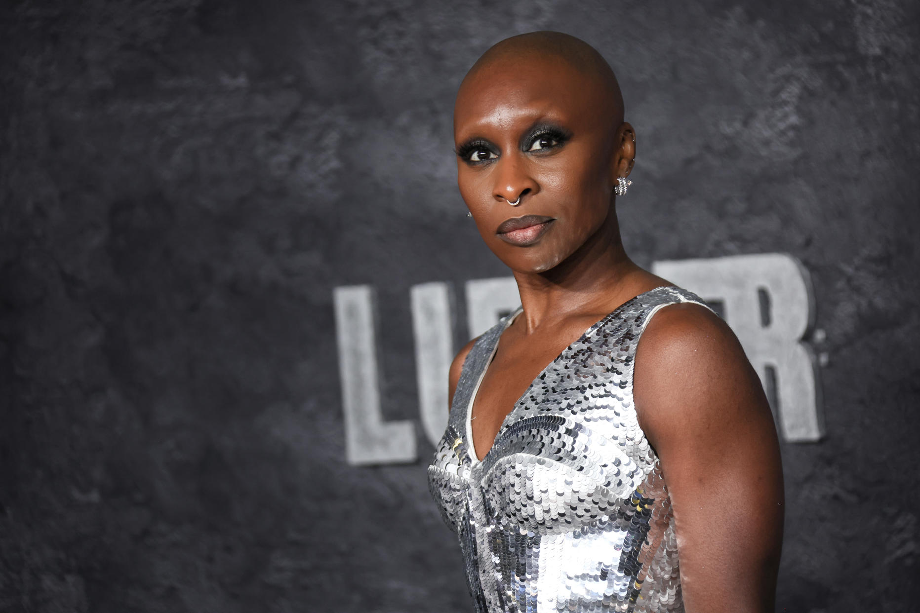 LONDON, ENGLAND - MARCH 01:  Cynthia Erivo arrives at the global premiere of 