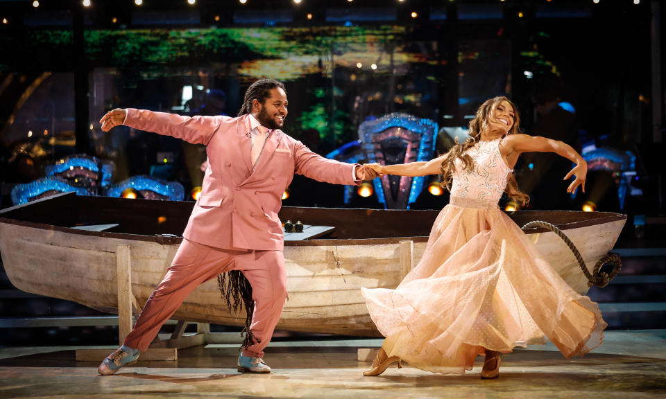 Hamza Yassin has become a favourite with Strictly viewers. (BBC)
