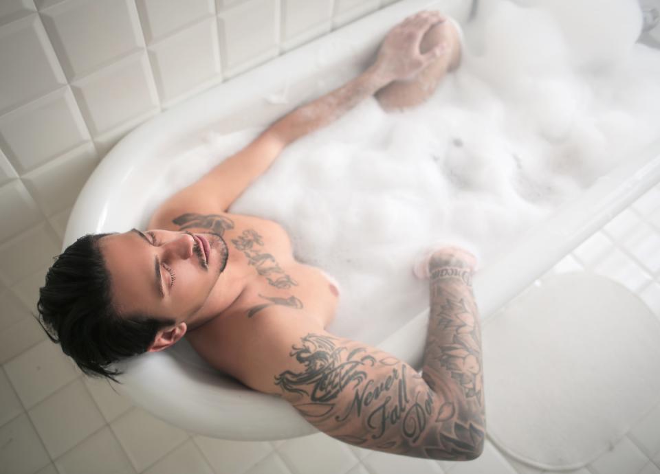 Bubble Baths are for men, too