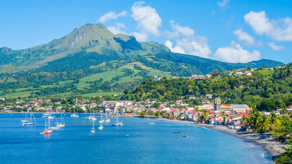 Mount Pelée is a volcano in northern Martinique. - Shutterstock