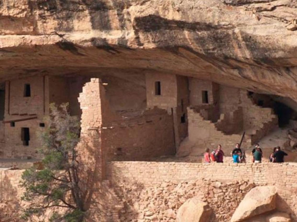 Colorado's Mesa Verde National Park is home to ancient architectural sites including 600 cliff dwellings: US National Parks Service