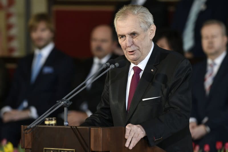 捷克總統澤曼（Milos Zeman）（AP）