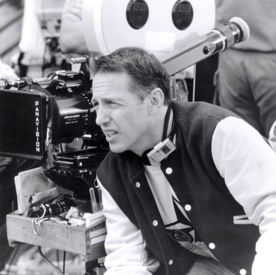 Director Dennis Dugan on set of Problem Child (1990). - Credit: Universal Pictures/courtesy Everett Collection