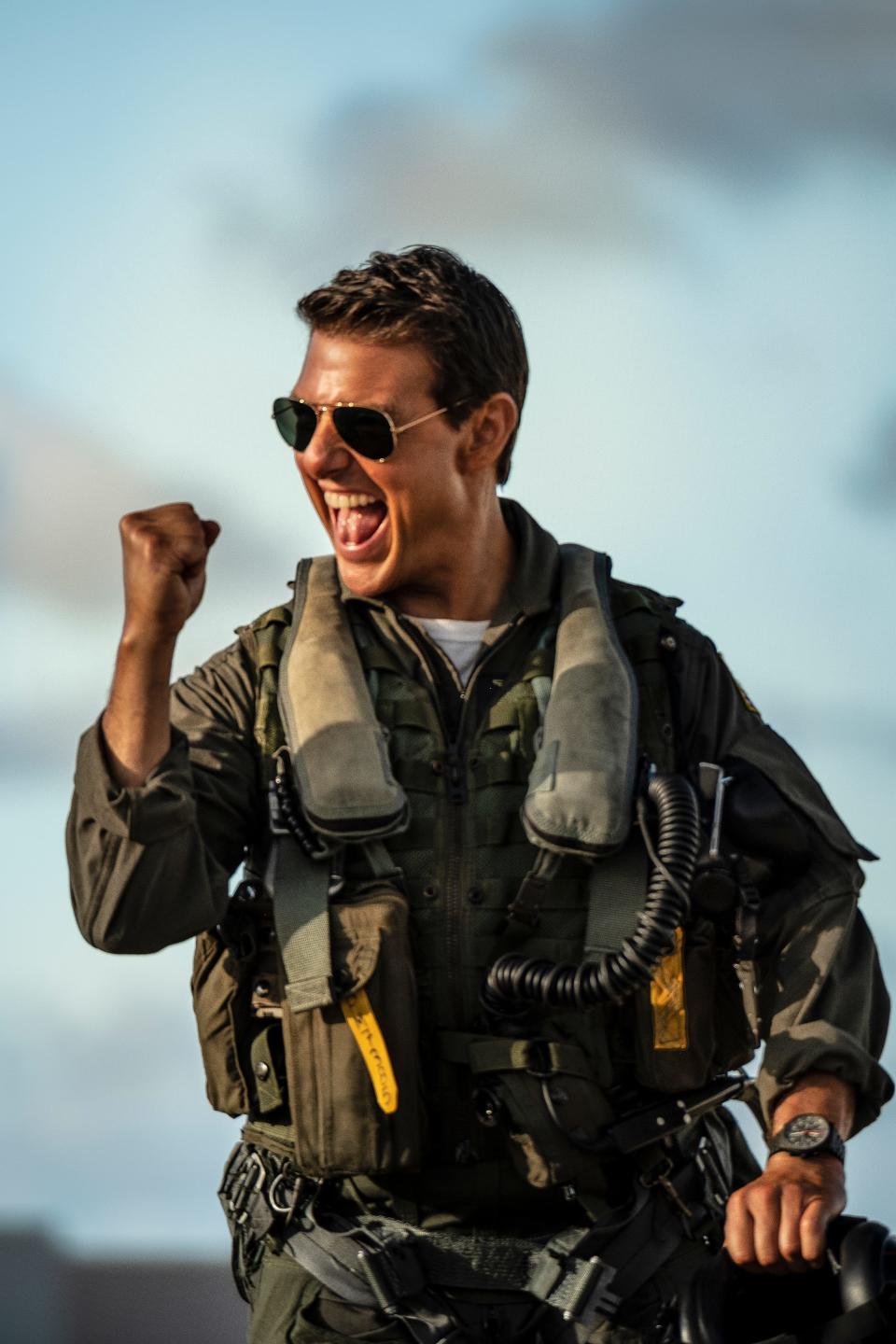 Tom Cruise reprises his role as Capt. Pete "Maverick" Mitchell in "Top Gun: Maverick."