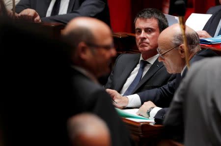 French Prime Minister Manuel Valls is seen before the questions to the government session at the National Assembly in Paris, France, July 20, 2016. REUTERS/Philippe Wojazer