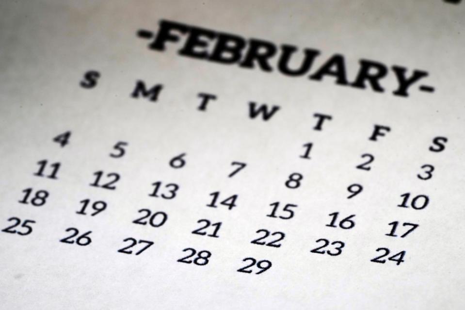 February will get an extra day thanks to 2024 being a leap year. AP Photo/Matt Rourke