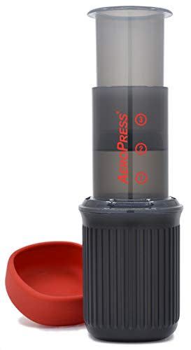 <p><strong>AeroPress</strong></p><p>amazon.com</p><p><strong>$33.95</strong></p><p><a href="https://www.amazon.com/dp/B07YVL8SF3?tag=syn-yahoo-20&ascsubtag=%5Bartid%7C1782.g.33862216%5Bsrc%7Cyahoo-us" rel="nofollow noopener" target="_blank" data-ylk="slk:BUY NOW;elm:context_link;itc:0;sec:content-canvas" class="link ">BUY NOW</a></p><p>The Aeropress has been bopping around the outdoor adventure world for a while now, and it doesn't take long to find out why. This particular model is geared for travel and packs away neatly into a case that doubles as a mug. The plastic construction is light but durable enough for the bottom of a pack or back of your truck. And while it does use disposable filters, this model has a puck-like disk where you can put enough filters for the duration of your trip and pack them in the case.</p><p>The coffee itself is both quick and really high quality. It only takes 10 seconds after you put hot water in to make a hot cup. With room temp water you can make cold brew in a minute, and it actually tastes like cold brew (I was shocked). It uses air pressure to force water through the coffee to make a concentrate that you can drink like an espresso or add water for an americano.</p><p>The Aeropress was also the easiest to clean, by far. You remove the filter cap and press the plunger out of the bottom of the press then eject the puck of pressed, dry, coffee beans out. This was, by far, my favorite method thanks to speed, simplicity and quality of taste.</p>