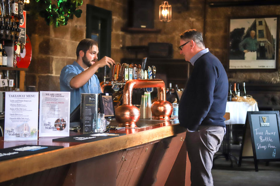 The fully vaccinated are just weeks away from enjoying the pub in Sydney as targets are being met quicker than expected. Source: Getty 