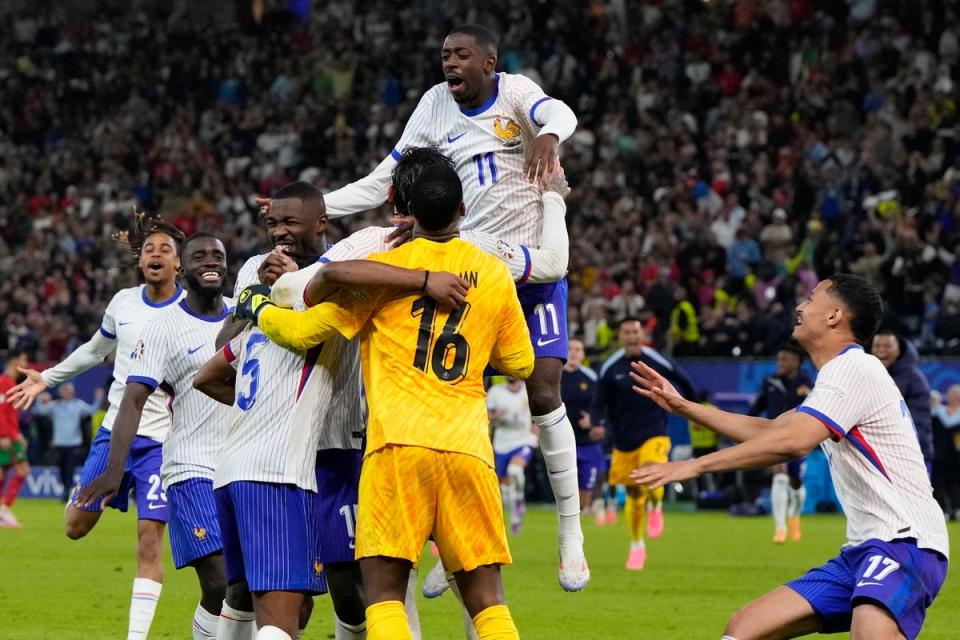 France could finally celebrate a penalty shootout win (AP)