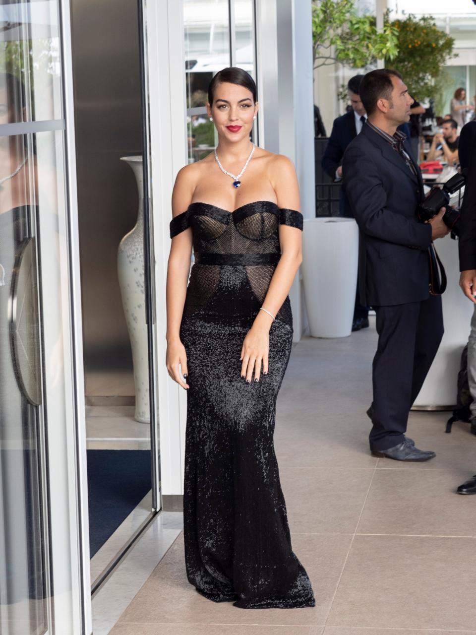 Georgina Rodriguez at the 2019 Cannes Film Festival.