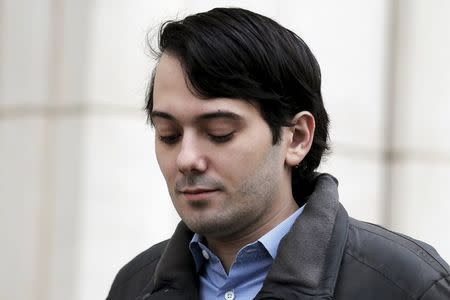 Former drug executive Martin Shkreli arrives at the U.S. Federal Courthouse in the Brooklyn borough of New York February 3, 2016. REUTERS/Brendan McDermid