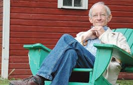 Ted Kooser, U.S. Poet Laureate and winner of the Pulitzer Prize for Poetry, is the subject of a new children's book, "Ted Kooser: More Than a Local Wonder," written by Carla Ketner, illustrated by Paula Wallace.  UNL Publications and Photography/Courtesy photo