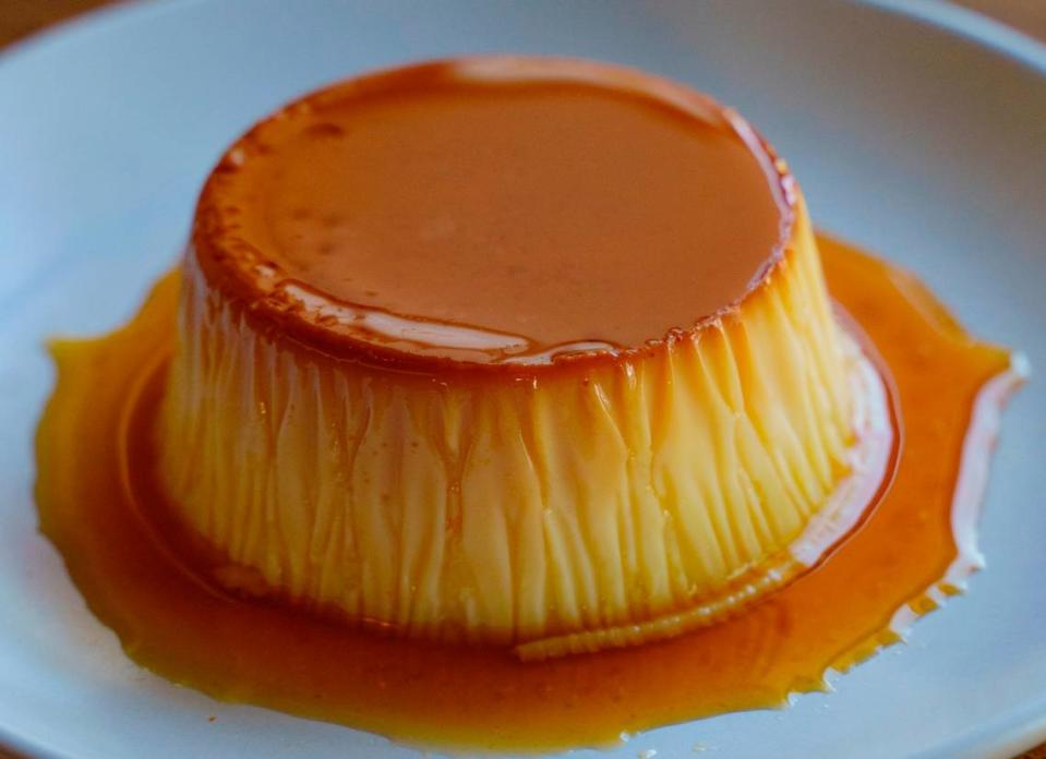 Flan — a recipe passed down to chef Andres Kaifer from his mom — is a fan favorite at Customshop. It will be on the Marina’s Tapas menu, as well. Ryan Allen