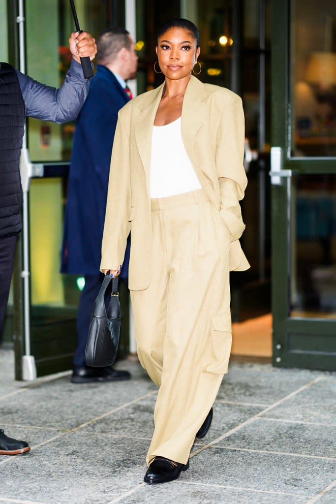 Gabrielle Union in NYC on April 11, 2024.