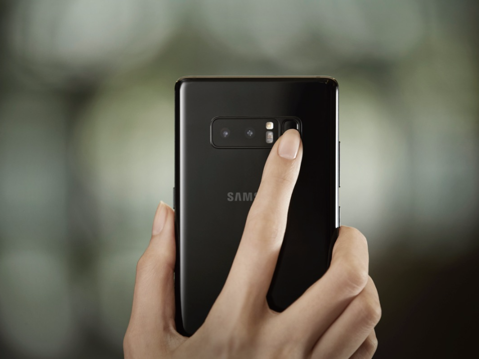 samsung galaxy note 8 fingerprint sensor