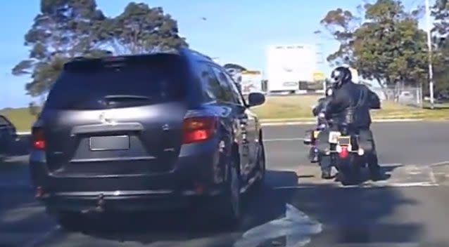 According to the original post, the initial spark for the confrontation was not caught on camera. Photo: Dash Cam Owners Australia