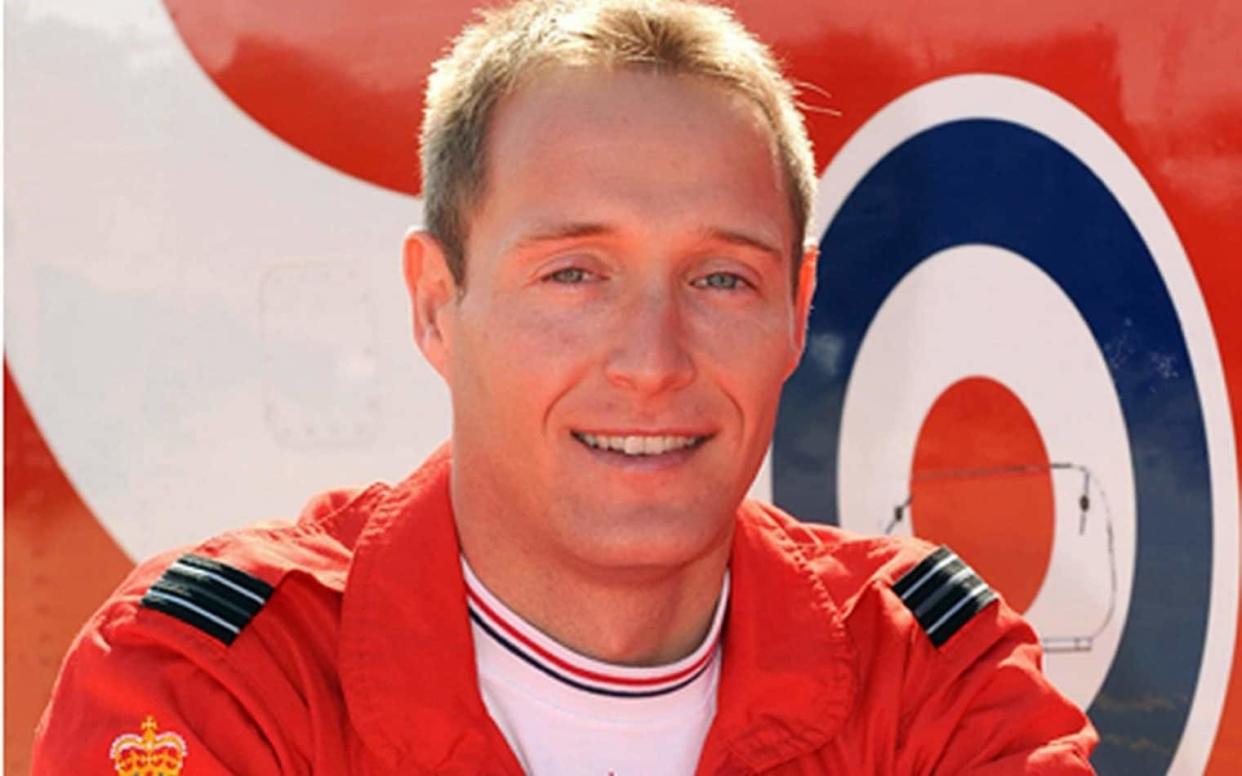 Flight Lieutenant Sean Cunningham was fatally injured after being ejected from his aircraft at RAF Scampton - PA