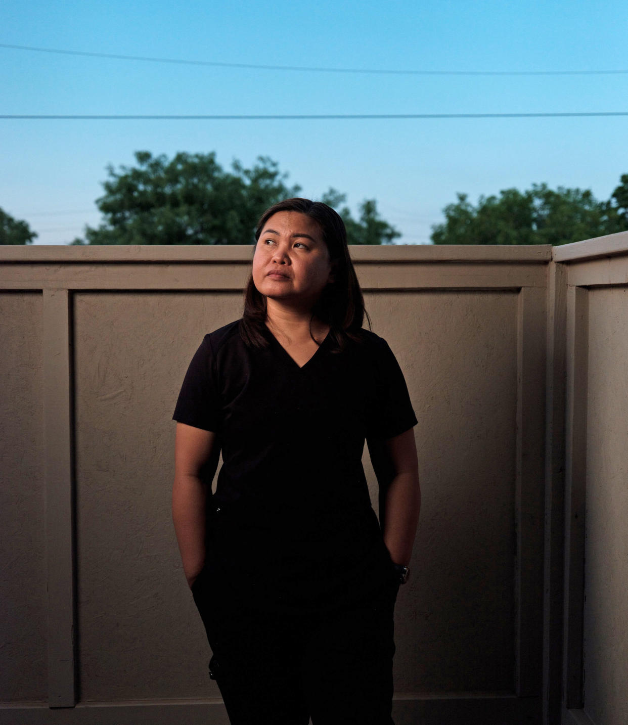 Ghel Pecjo is a physical therapist from the Philippines who now lives in Abilene, Texas. (Zerb Mellish for NBC News)