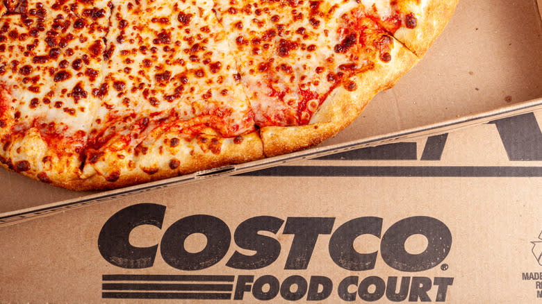 Costco cheese pizza