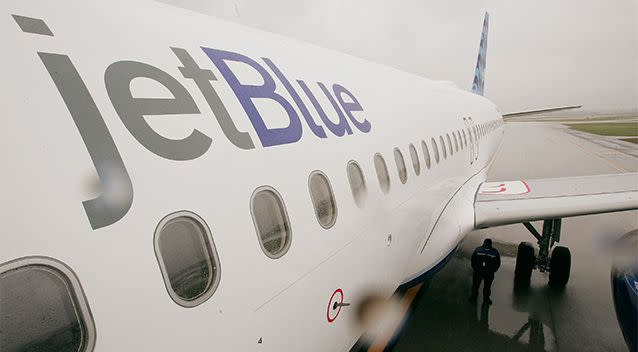 JetBlue says the plane landed safely in South Dakota. Photo: Getty Images