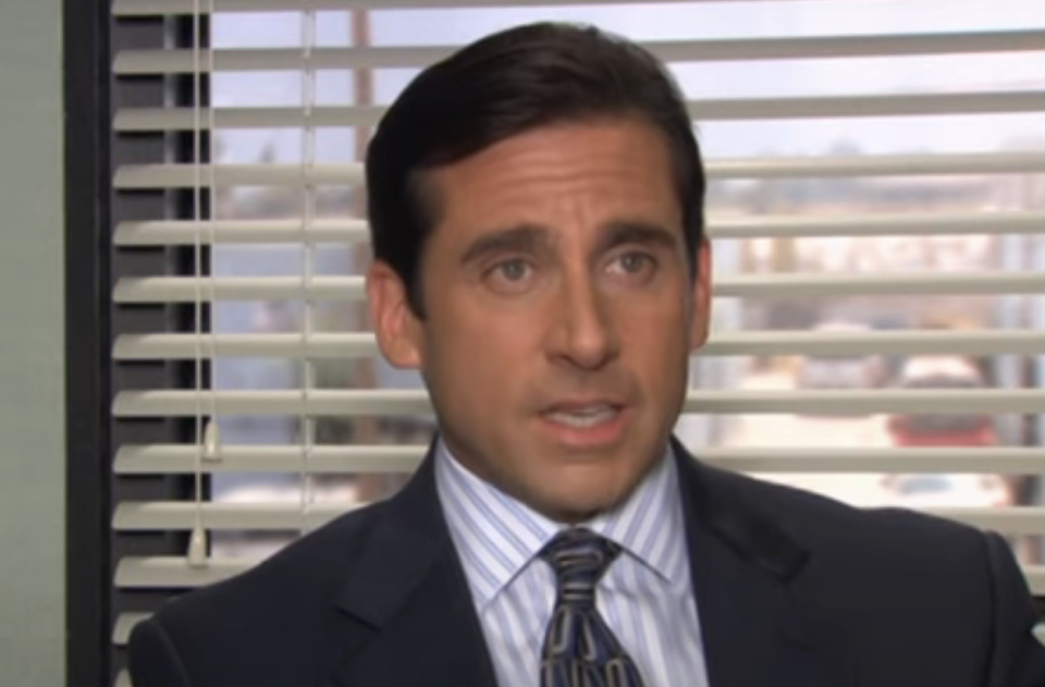 Steve Carell as Michael Scott in "The Office"