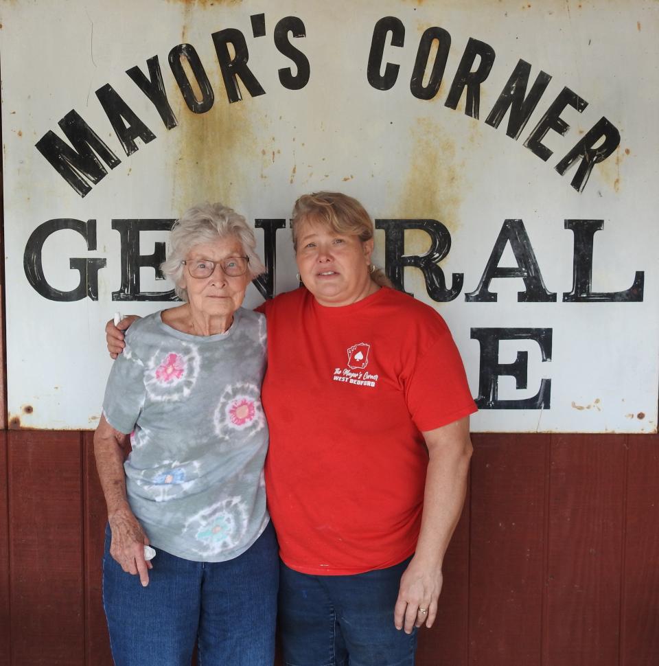 Wanda Thornsley and Amy Moran have owned Mayor's Corner outside of Warsaw for 30 years. The general store also has a deli and provides catering services. Wanda's parents owned a meat market in Dresden and running such a store is a family tradition Amy is thrilled to continue.