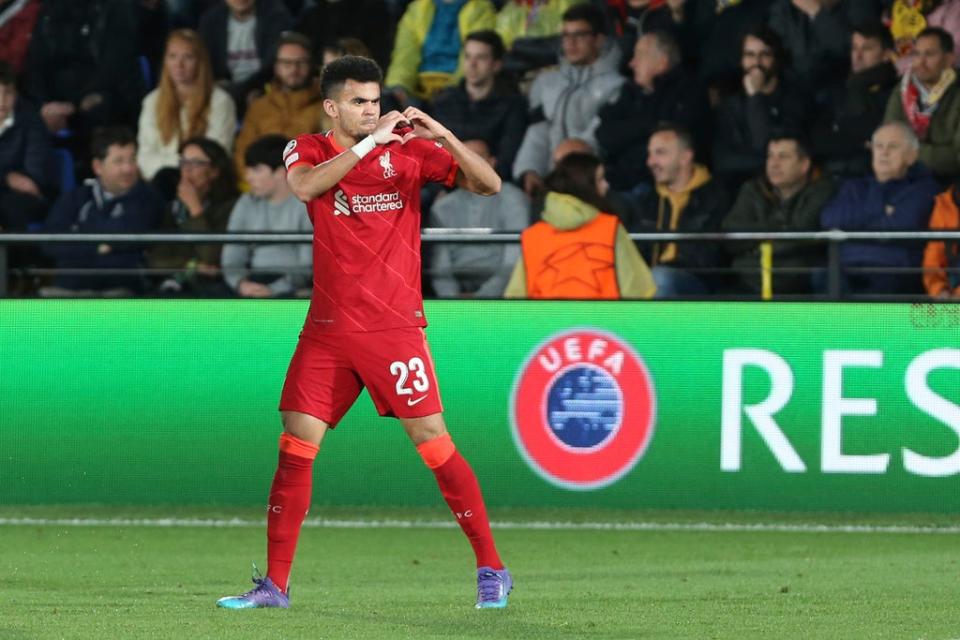 The potential Liverpool winger Luis Diaz (pictured) has is a frightening prospect, according to team-mate Andy Robertson (Alberto Saiz/AP) (AP)