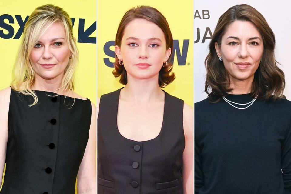 <p>Gilbert Flores/SXSW Conference & Festivals via Getty; Diego Donamaria/SXSW Conference & Festivals via Getty; Matthias Nareyek/Getty</p> Kirsten Dunst, Cailee Spaeny and Sofia Coppola