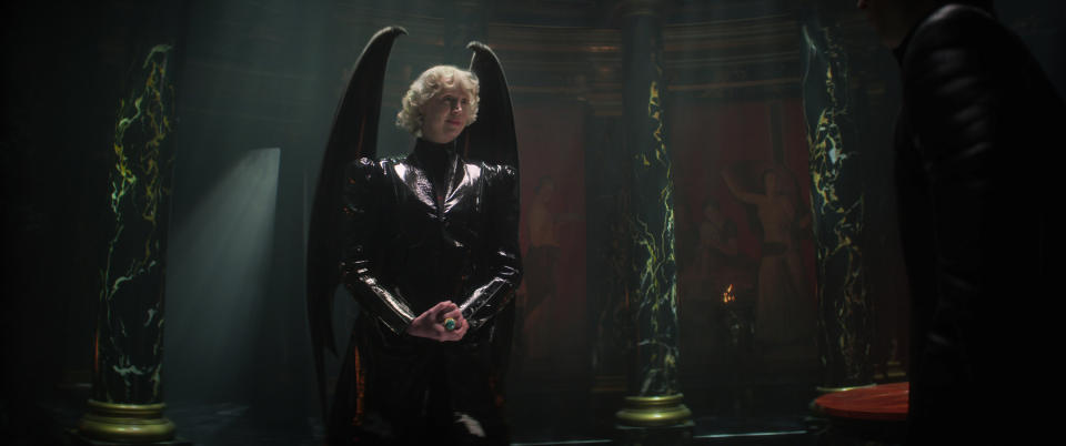 Gwendoline Christie as Lucifer Morningstar. - Credit: NETFLIX