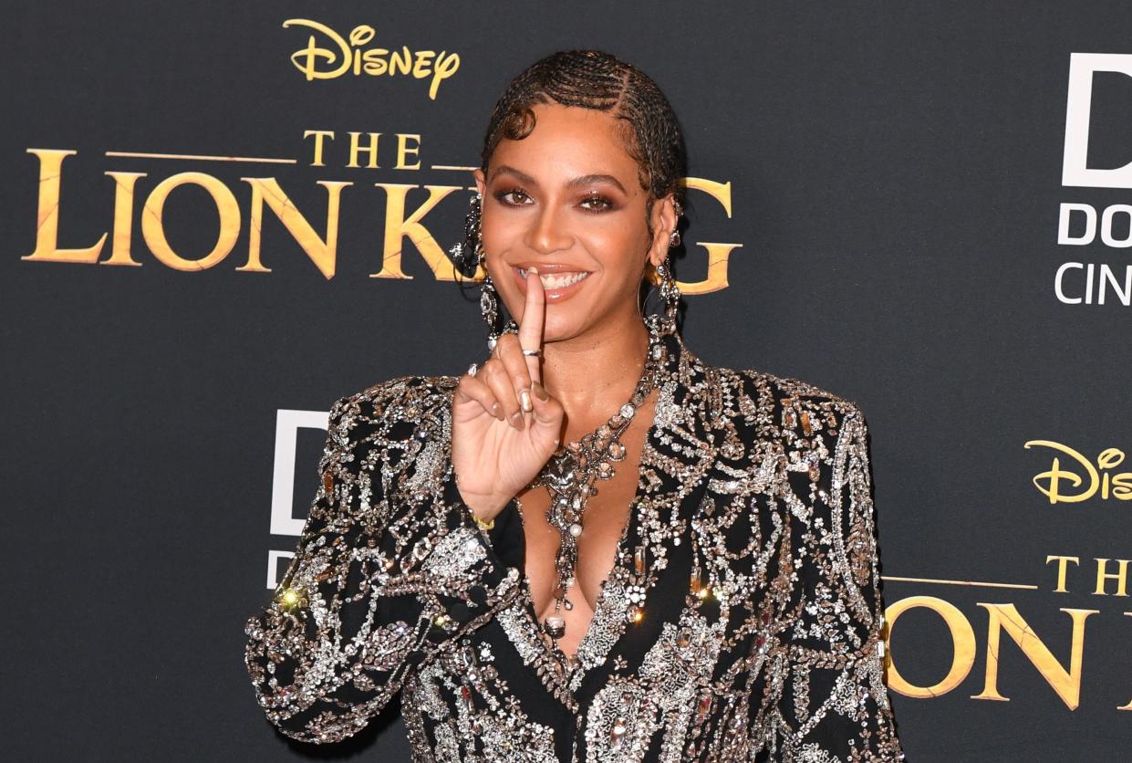 Beyonce arrives for the world premiere of Disney's 