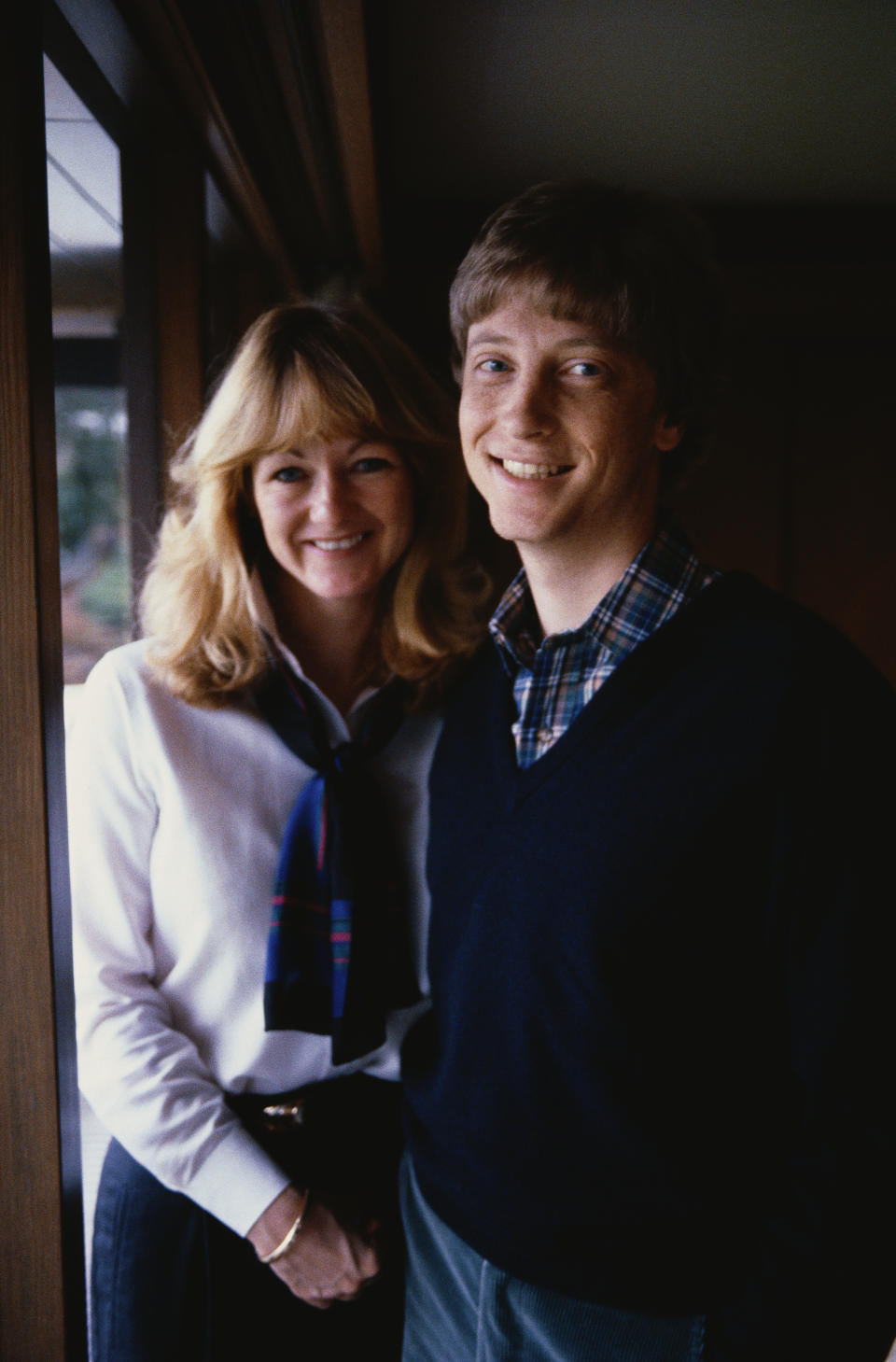 Bill Gates y su novia Jill Bonnett. Foto: © Doug Wilson/CORBIS/Corbis via Getty Images.