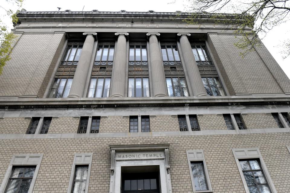 Work on the four-floor, 100-year-old Masonic Temple on Market Avenue N. in Canton began in 1924 and was completed two years later.