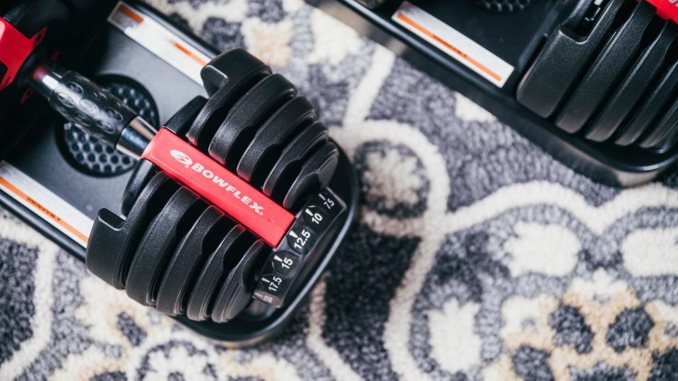 These Bowflex adjustable dumbbells are the best we've tested, and they're also on sale for Amazon Prime Day 2022