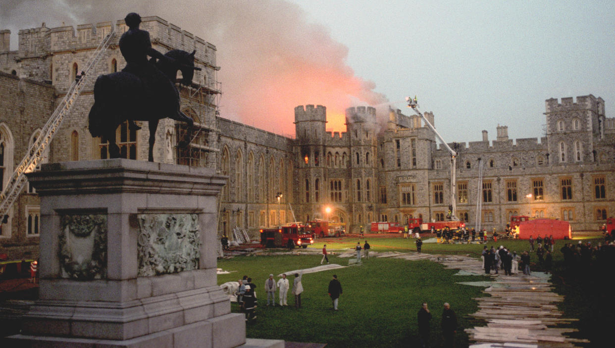 Windsor Castle Fire (Michael Stephens / PA Images via Getty Images)