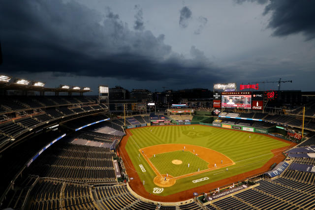 Yankee Stadium floods after torrential rains hit New York City