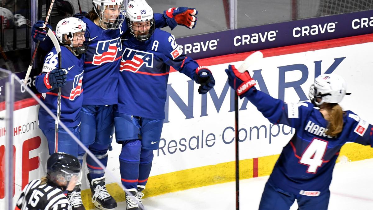 The U.S. women’s hockey team advances to world championship semifinals