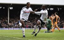 Britain Football Soccer - Fulham v Hull City - FA Cup Fourth Round - Craven Cottage - 29/1/17 Fulham's Ryan Sessegnon celebrates scoring their third goal Reuters / Dylan Martinez Livepic EDITORIAL USE ONLY. No use with unauthorized audio, video, data, fixture lists, club/league logos or "live" services. Online in-match use limited to 45 images, no video emulation. No use in betting, games or single club/league/player publications. Please contact your account representative for further details.