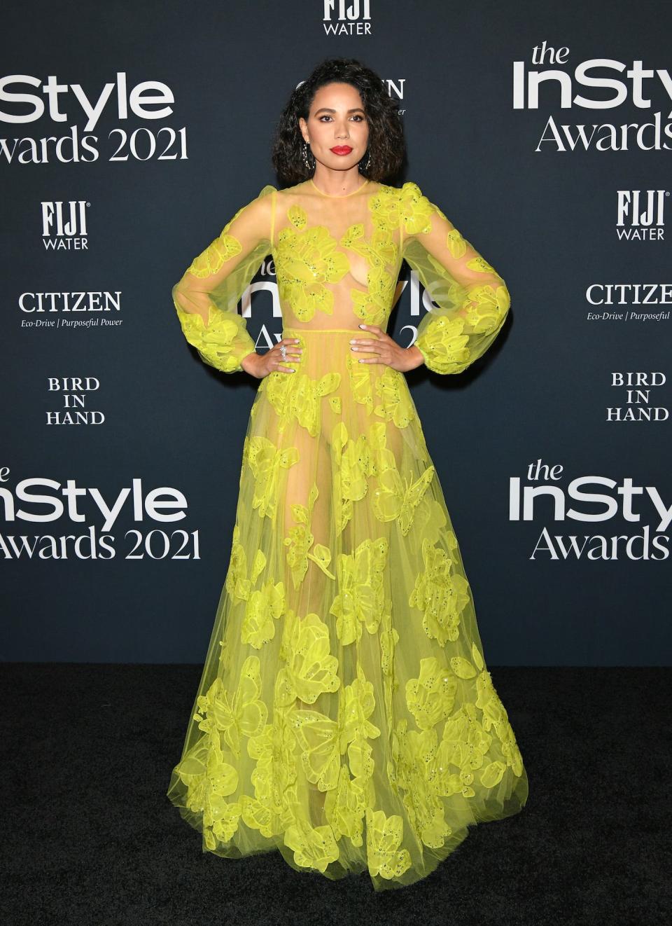 Jurnee Smollet at the InStyle Awards on November 15, 2021.