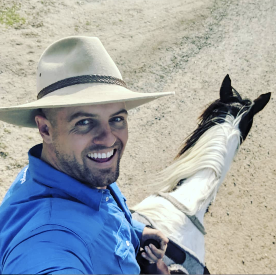 MAFS groom david instagram cowboy