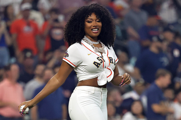 Megan Thee Stallion Throws Out First Pitch At The Houston Astros Opening  Day Game: Watch