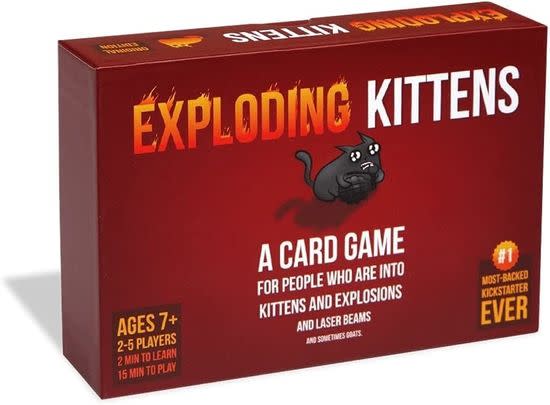 You can save 42% on this wildly popular 'Exploding Kittens' card game!