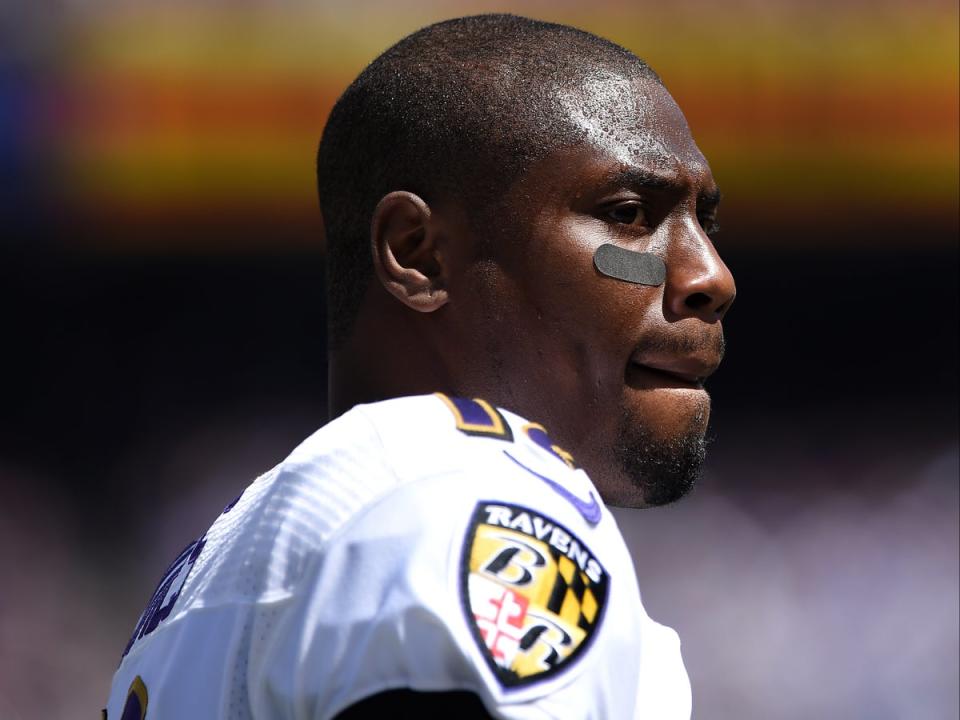 NFL star Jacoby Jones who played for the Baltimore Ravens and Houston Texas died at age 40 (Getty Images)