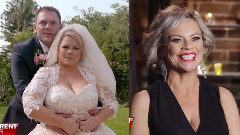 Jo McPharlin on Season 5 (left) and after weight loss transformation (right) MAFS reunion 