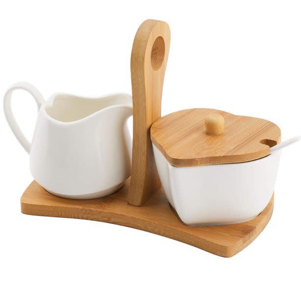 Sugar Bowl and Creamer Set