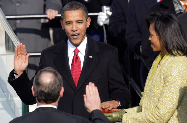 Barack Obama subfreezing inauguration day