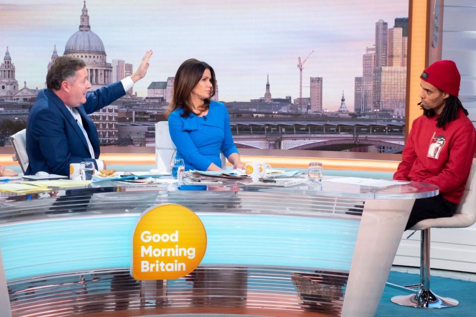 Akala on Good Morning Britain (Rex Features)