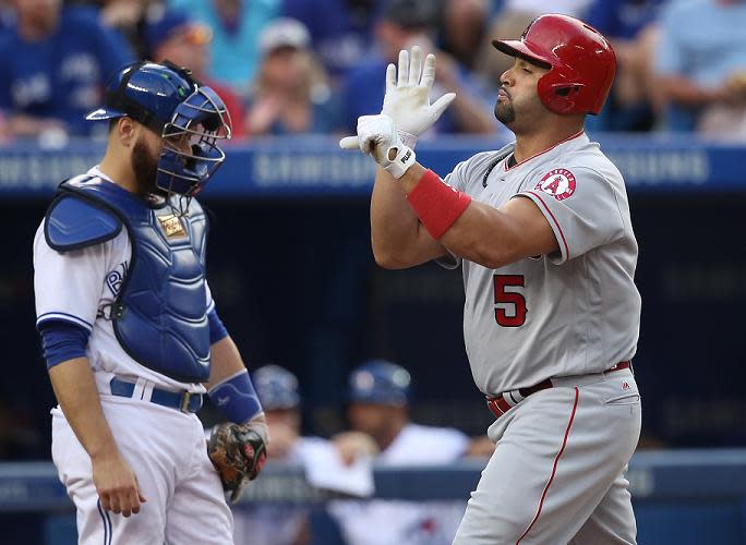 Albert Pujols is now a top 10 home run in MLB history. (Getty Images)