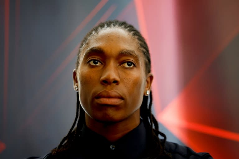 Caster Semenya told a press conference in Johannesburg she was fighting for young "differences in sexual development (DSD)" athletes (Phill Magakoe)