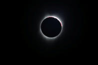 Solar Eclipse in Depoe Bay, Oregon, U.S. August 21, 2017. Location coordinates for this image are 44º48'35" N 124º3'43" W. REUTERS/Mike Blake